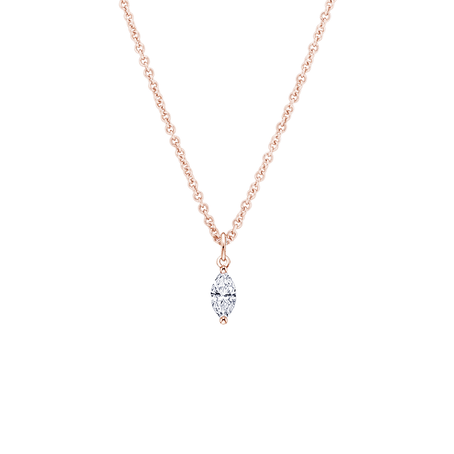 Jeanne Isla Diamond Pendant Pink Gold web